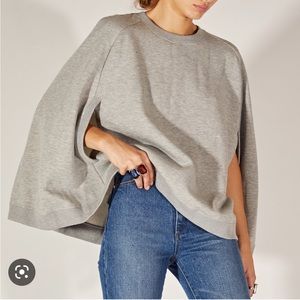 Cynthia Rowley sweatshirt cape